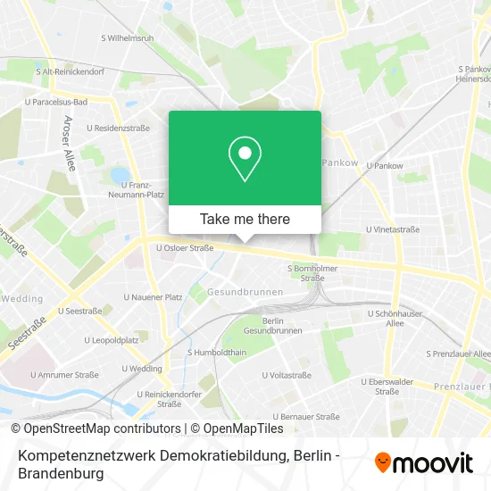 Карта Kompetenznetzwerk Demokratiebildung