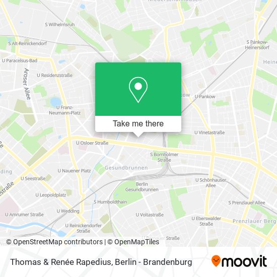 Thomas & Renée Rapedius map