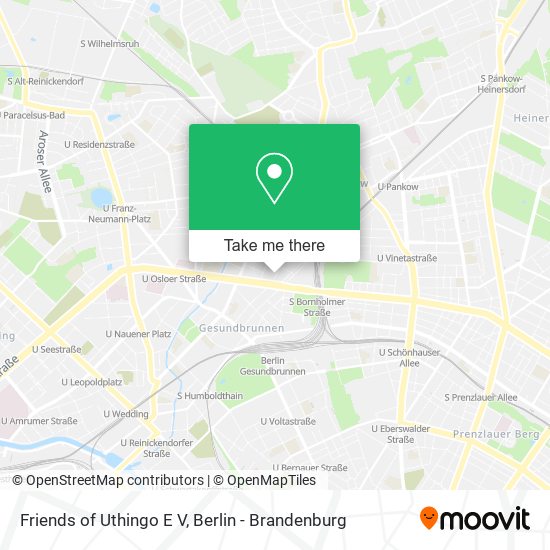 Friends of Uthingo E V map
