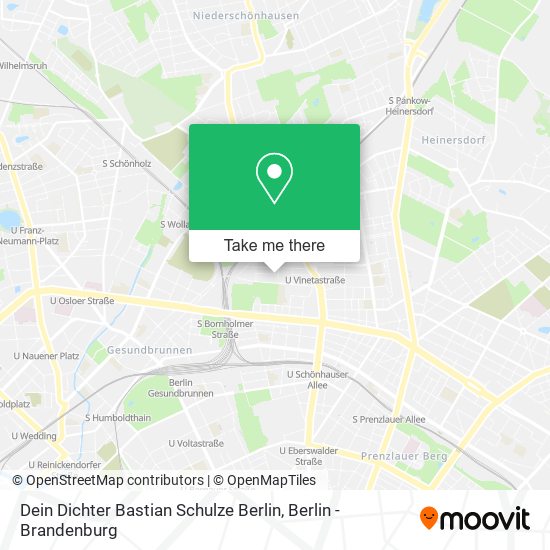 Dein Dichter Bastian Schulze Berlin map