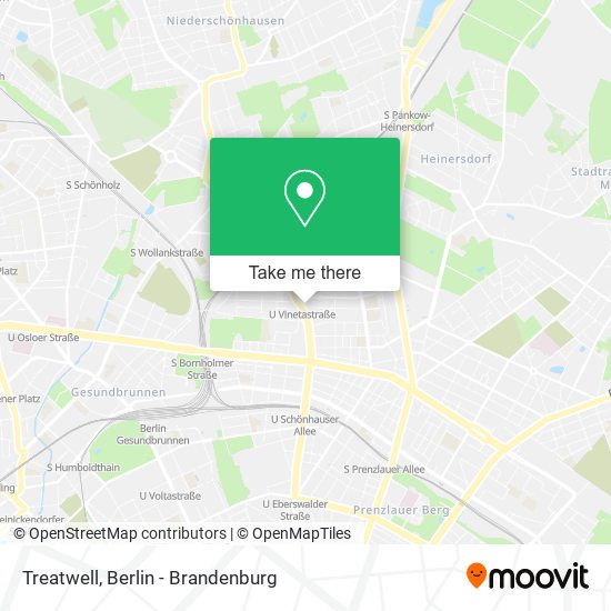 Treatwell map