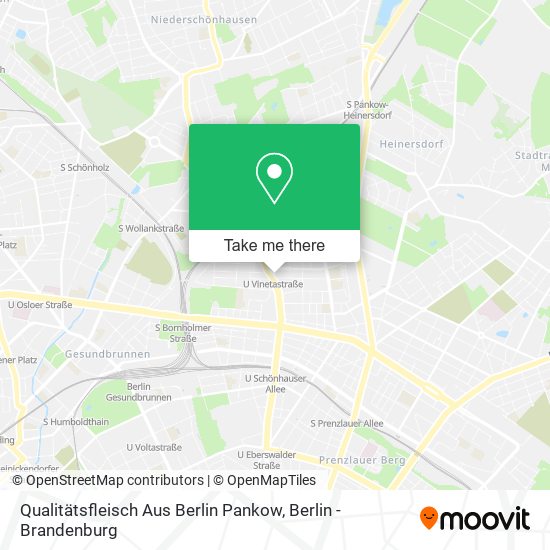 Карта Qualitätsfleisch Aus Berlin Pankow