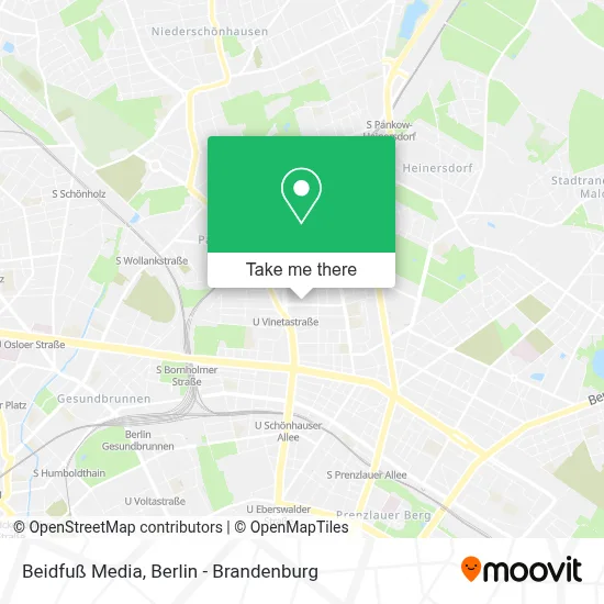 Beidfuß Media map