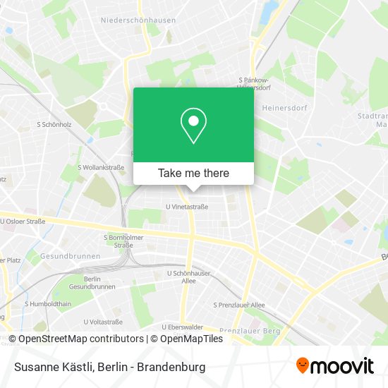 Susanne Kästli map