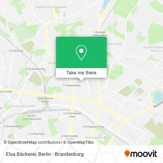 Карта Elsa Bäckerei