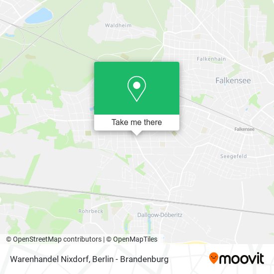 Warenhandel Nixdorf map