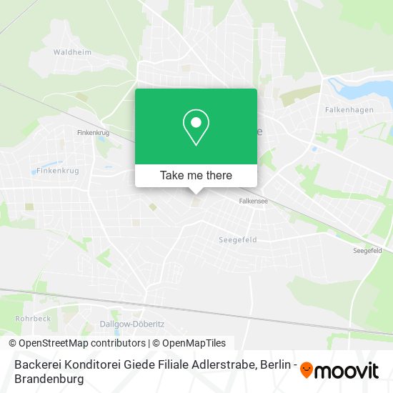 Backerei Konditorei Giede Filiale Adlerstrabe map