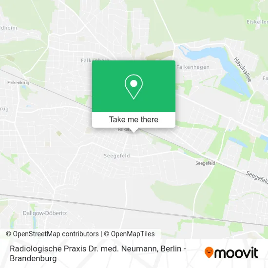Radiologische Praxis Dr. med. Neumann map