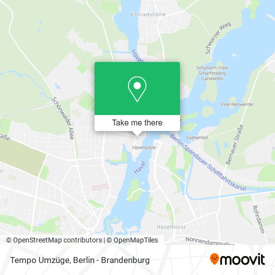 Tempo Umzüge map