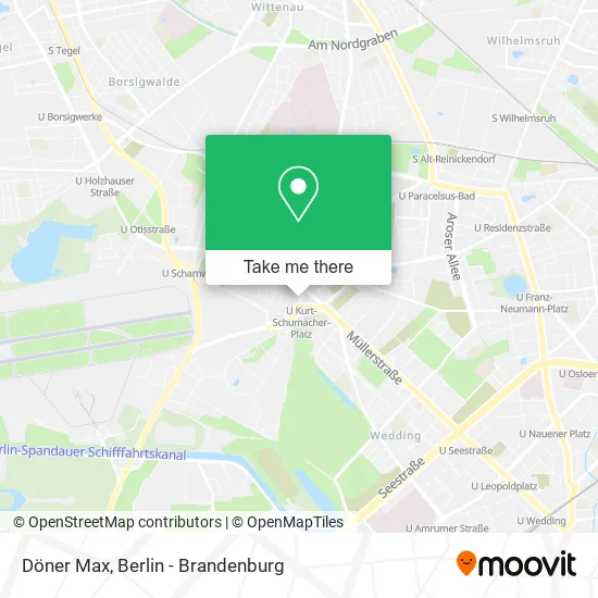 Карта Döner Max