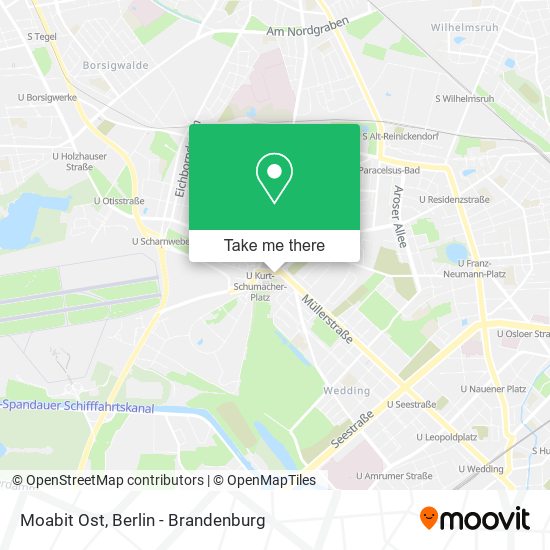 Moabit Ost map