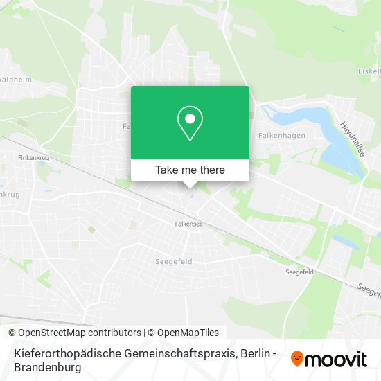 Kieferorthopädische Gemeinschaftspraxis map