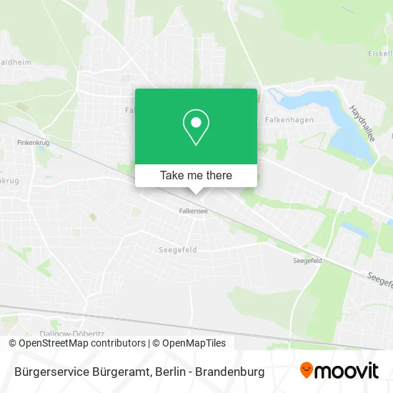 Карта Bürgerservice Bürgeramt