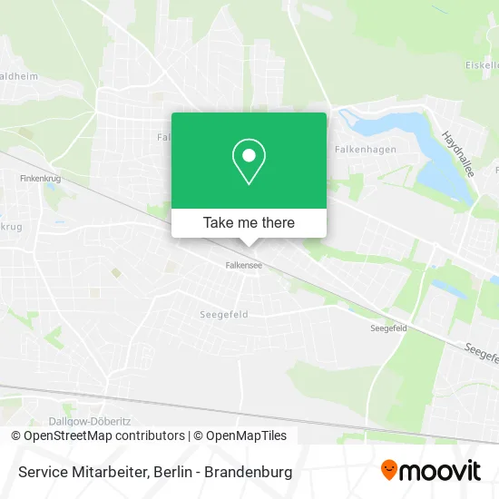 Карта Service Mitarbeiter