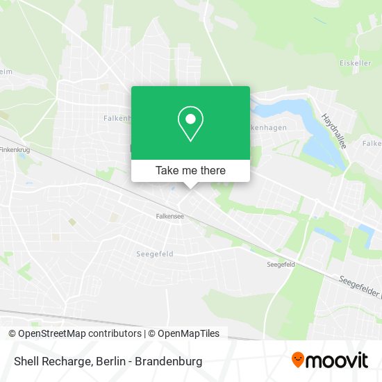 Shell Recharge map