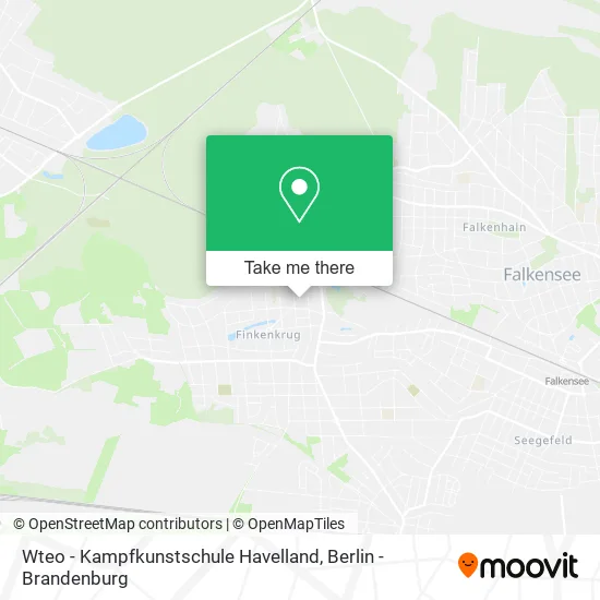 Карта Wteo - Kampfkunstschule Havelland