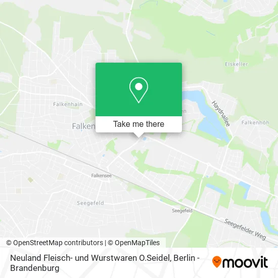 Карта Neuland Fleisch- und Wurstwaren O.Seidel