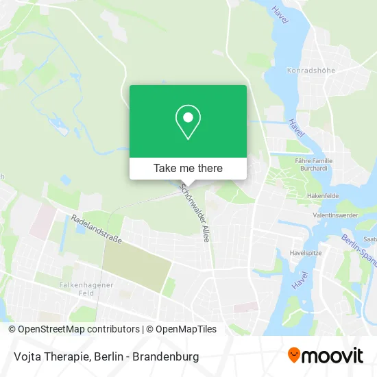 Карта Vojta Therapie