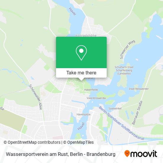 Wassersportverein am Rust map