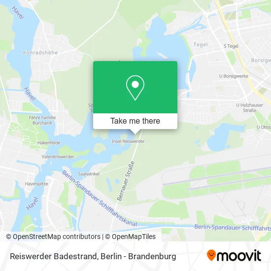 Карта Reiswerder Badestrand