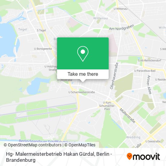 Hg- Malermeisterbetrieb Hakan Gürdal map