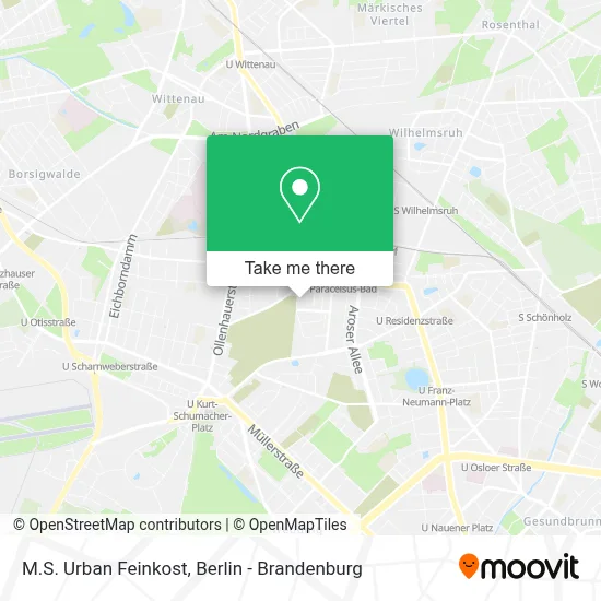 M.S. Urban Feinkost map