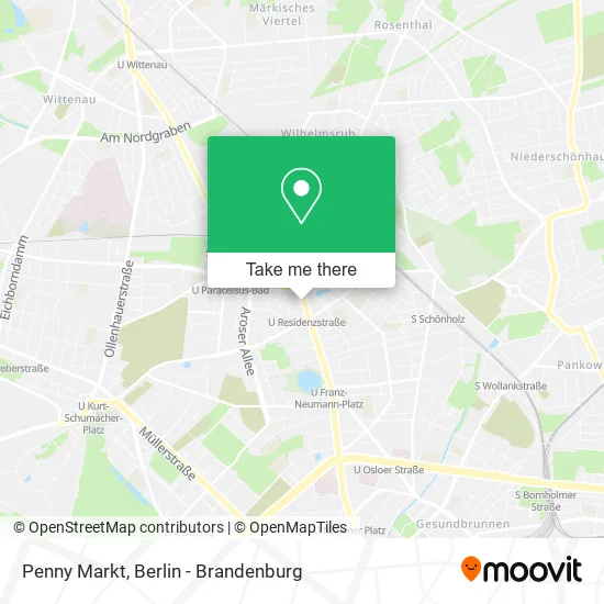 Карта Penny Markt