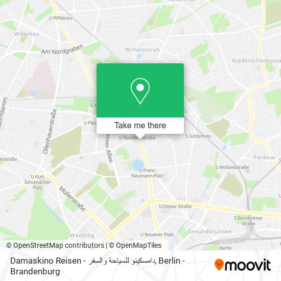 Damaskino Reisen - دامسكينو للسياحة والسفر map