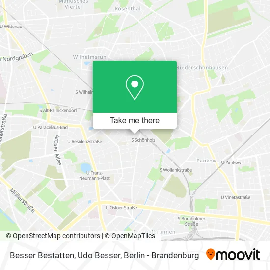 Карта Besser Bestatten, Udo Besser