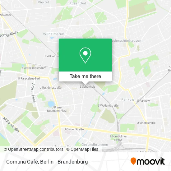 Карта Comuna Café