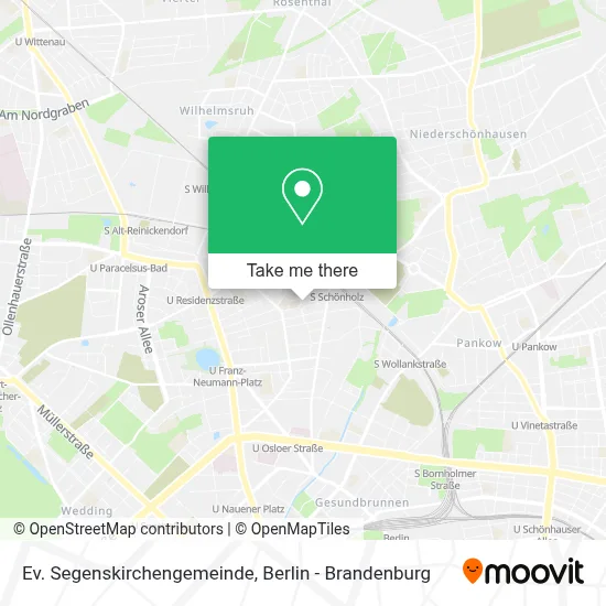 Ev. Segenskirchengemeinde map