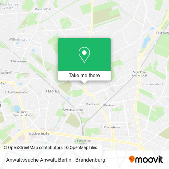 Anwaltssuche Anwalt map