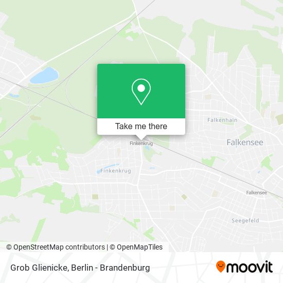 Grob Glienicke map
