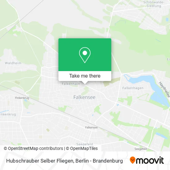 Карта Hubschrauber Selber Fliegen
