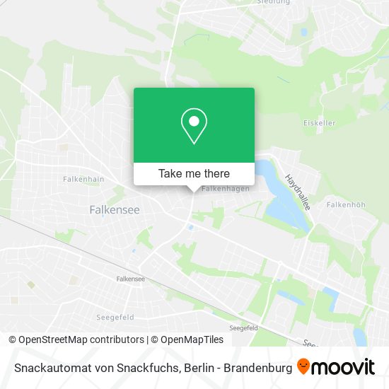 Snackautomat von Snackfuchs map