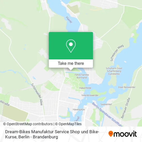 Dream-Bikes Manufaktur Service Shop und Bike-Kurse map