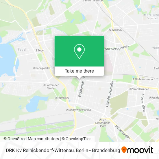 Карта DRK Kv Reinickendorf-Wittenau