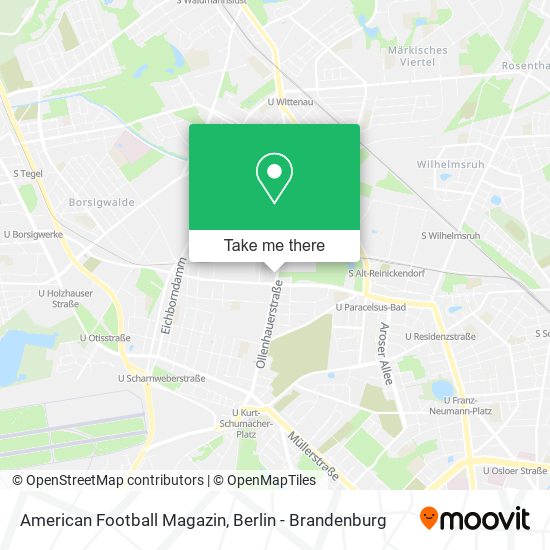 American Football Magazin map