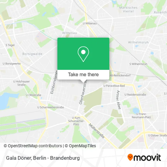 Карта Gala Döner