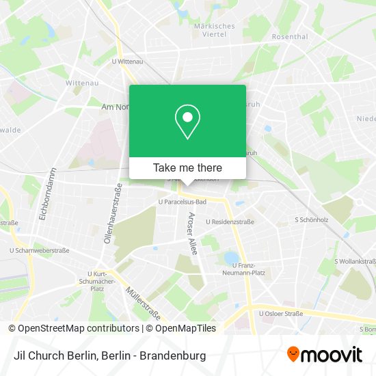 Jil Church Berlin map