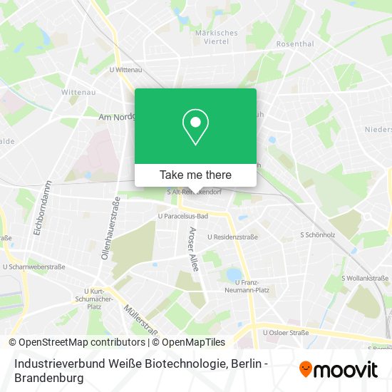 Industrieverbund Weiße Biotechnologie map