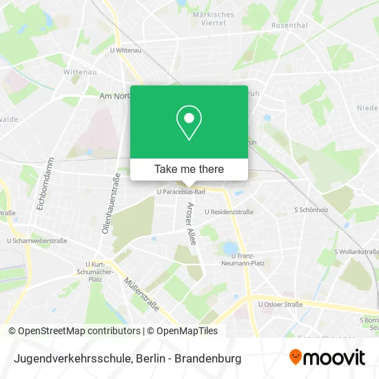 Карта Jugendverkehrsschule