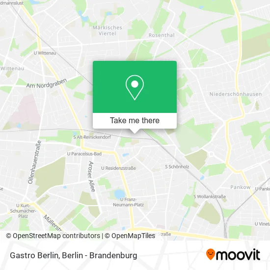 Карта Gastro Berlin