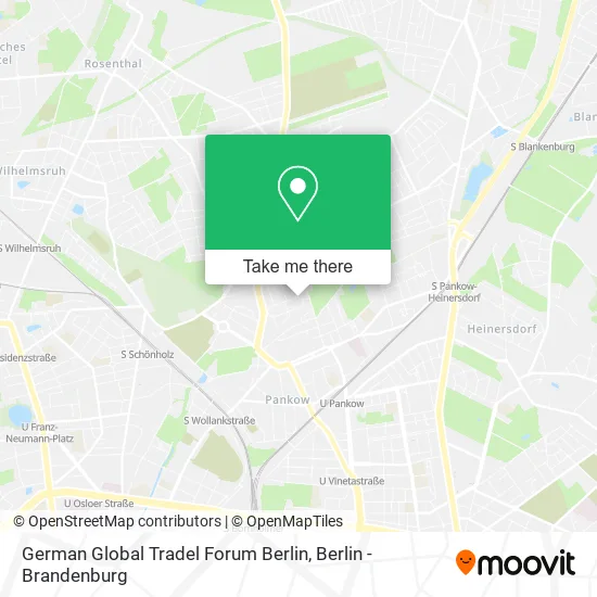 German Global Tradel Forum Berlin map
