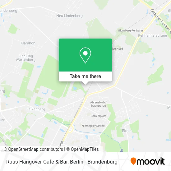 Raus Hangover Café & Bar map