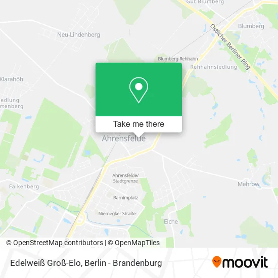 Карта Edelweiß Groß-Elo