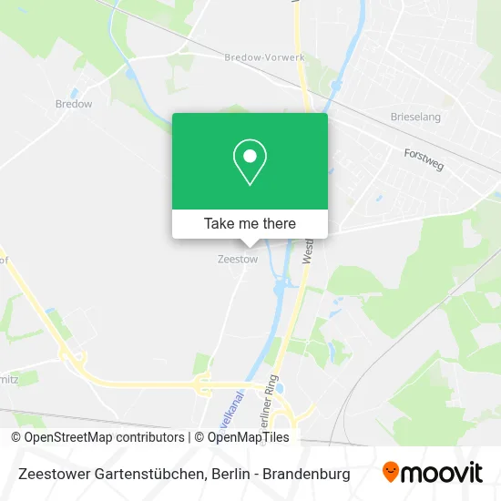 Zeestower Gartenstübchen map