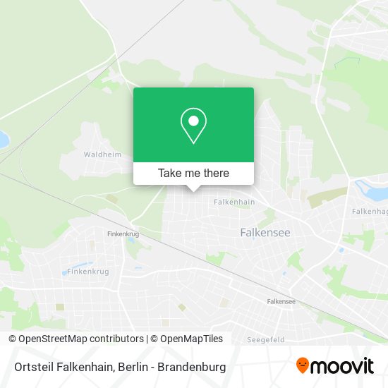 Ortsteil Falkenhain map