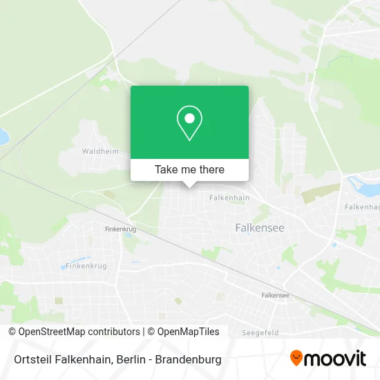Ortsteil Falkenhain map