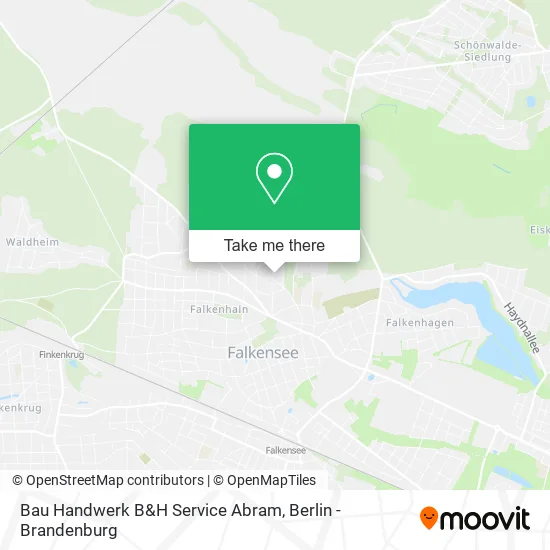 Карта Bau Handwerk B&H Service Abram